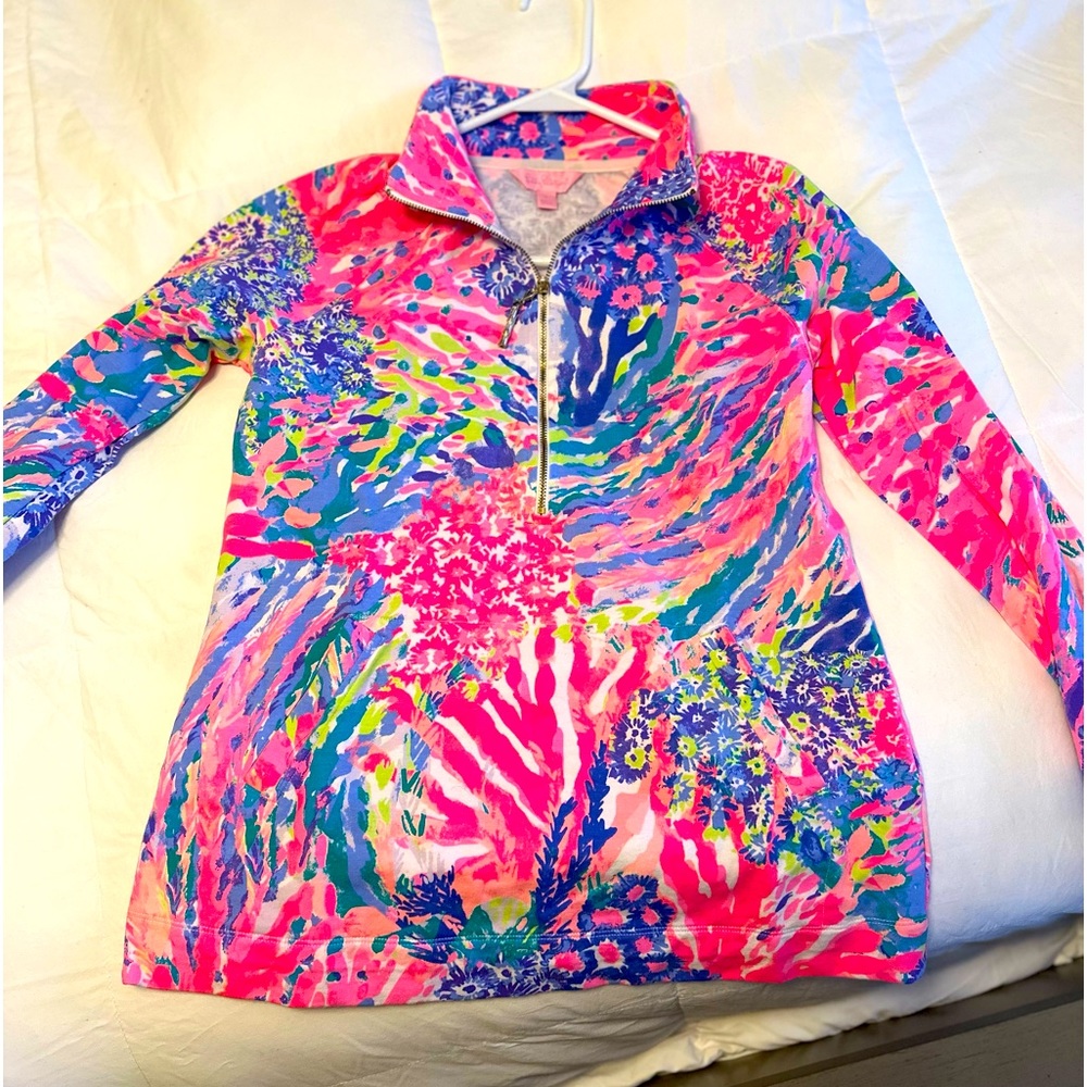Lily Pulitzer Zip up pullover
